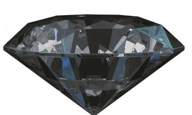 Svart diamant - historia och ursprung av stenen Svart diamant egenskaper
